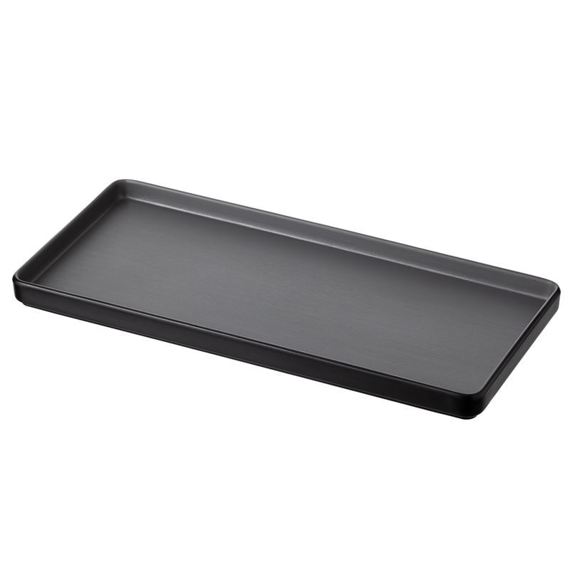 Cou Cou by Inmiron – Dual Colour Melamine Rectangular Plate 32.5x15cm Grey & Black