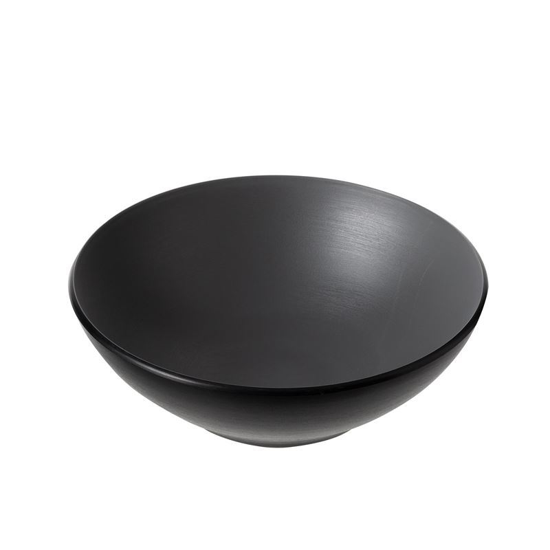 Cou Cou by Inmiron – Dual Colour Melamine Round Bowl 21cm Grey & Black