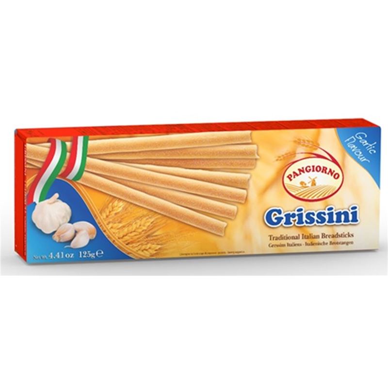 Pangiorno – Grissin Garlic 125g (Made in Italy)