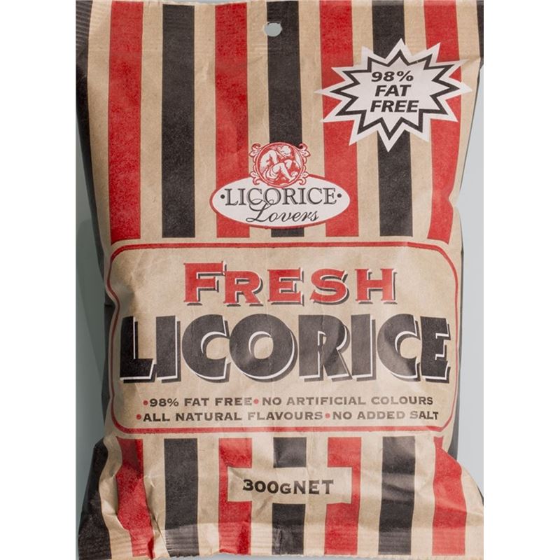 Licorice Lovers – Fresh Licorice Black 300g