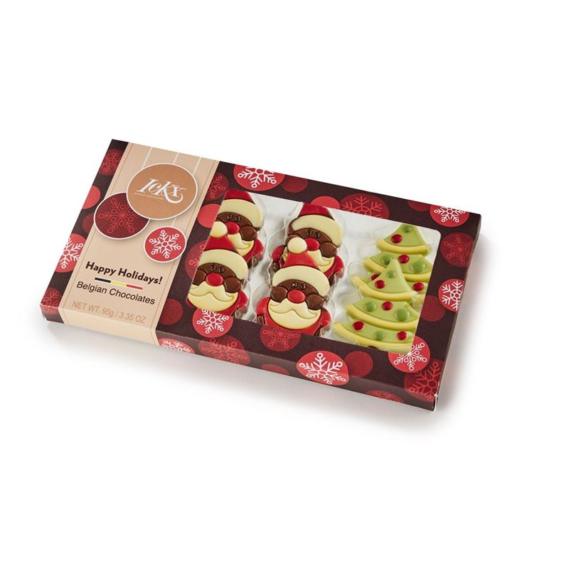 Chocolaterie Ickx – 95g Christmas Chocolate Assorted (Product of Germany)