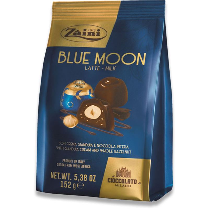 Zaini – Blue Moon Praline with Whole Hazelnuts Milk Chocolate 152g