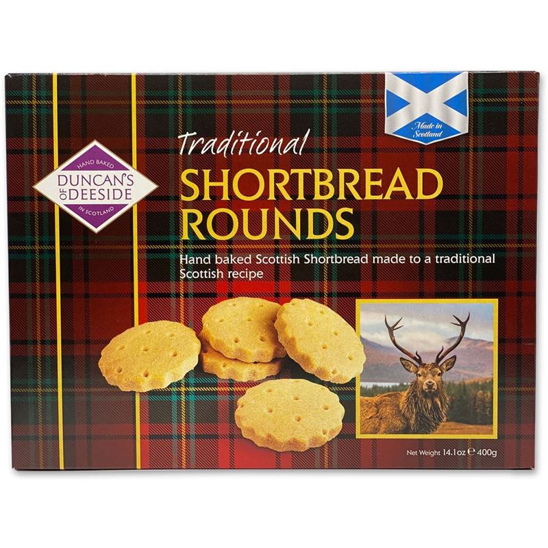 Duncan’s Shortbread – Butter Shortbread Rounds 400g (Made in Scotland)