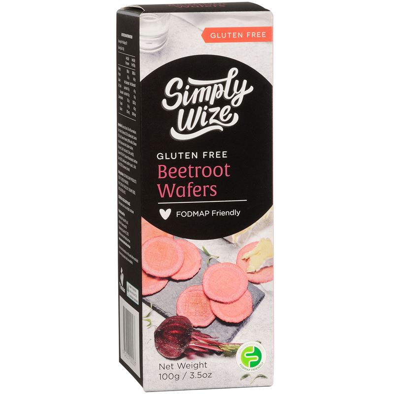 Wise Pantry – Gluten Free Beetroot Wafers 100g