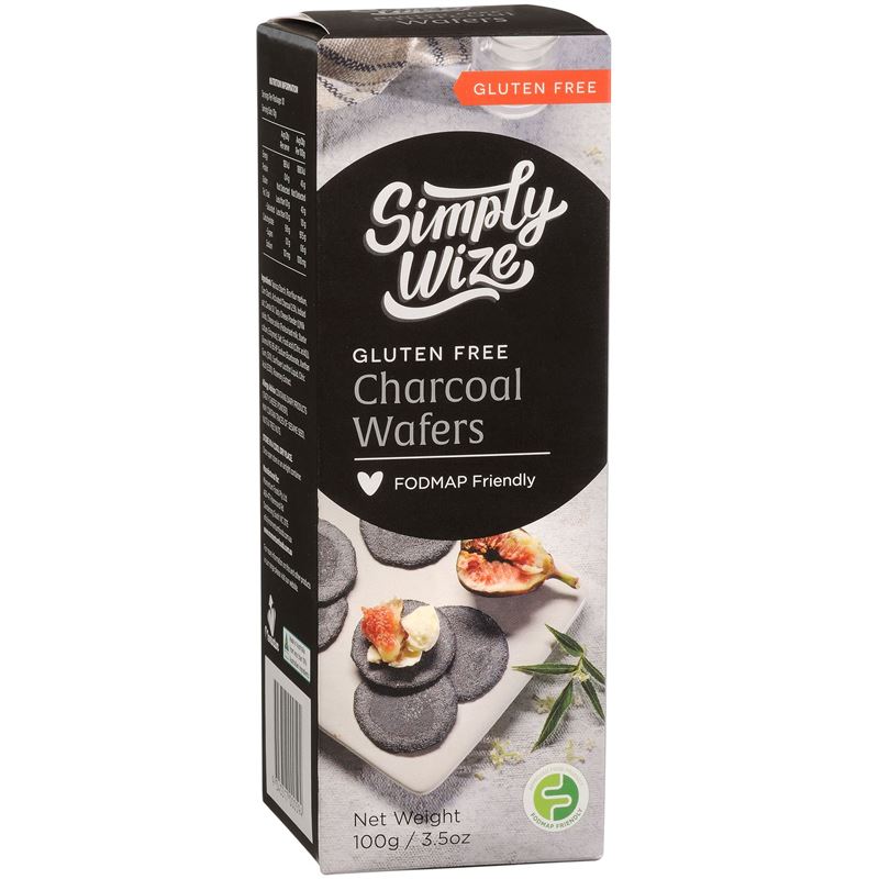 Wise Pantry – Gluten Free Charcoal Wafers 100g