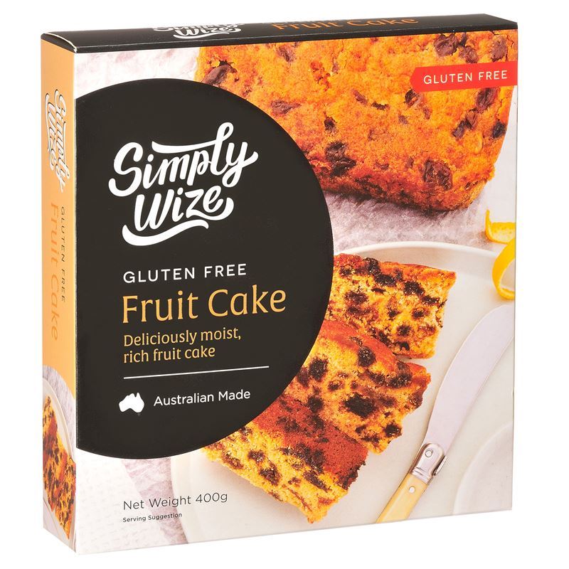 Simply Wize  – Gluten Free Fruit Cake 400g (Made in Australia)