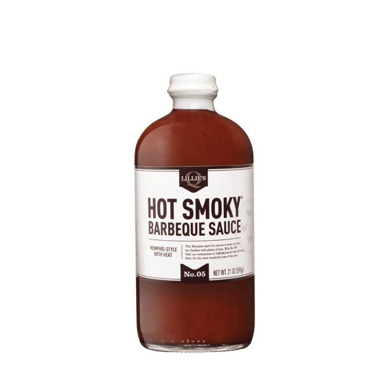 Lillie’s Q – Hot Smoky BBQ Sauce 595g (Product of the U.S.A)