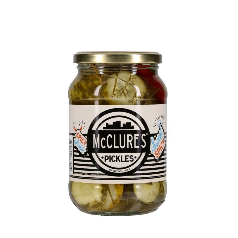 McClure’s – Sweet & Spicy Crinkle Cut Pickles 500g