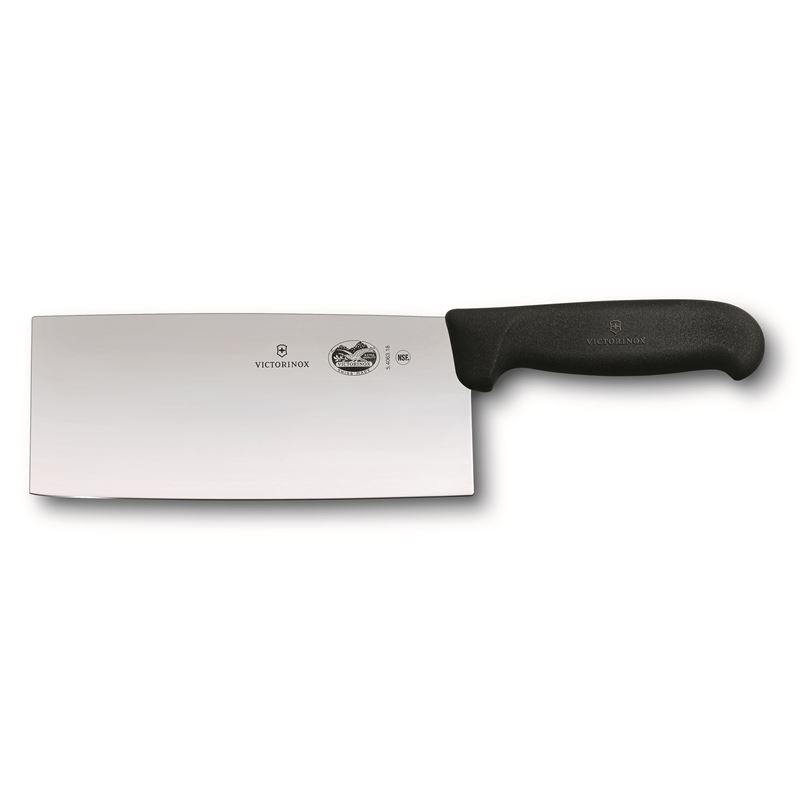Victorinox – Chinese Chef’s Knife 18cm Fibrox Black  (Made in Switzerland)