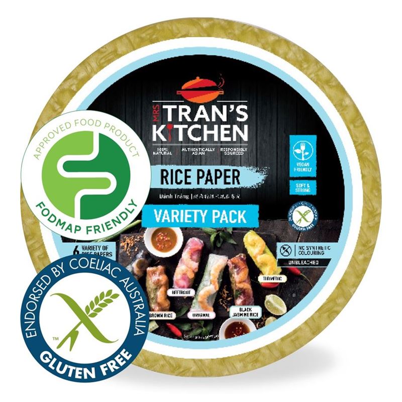 Mrs Tran’s Kitchen – Variety Rice Paper Pack 375g
