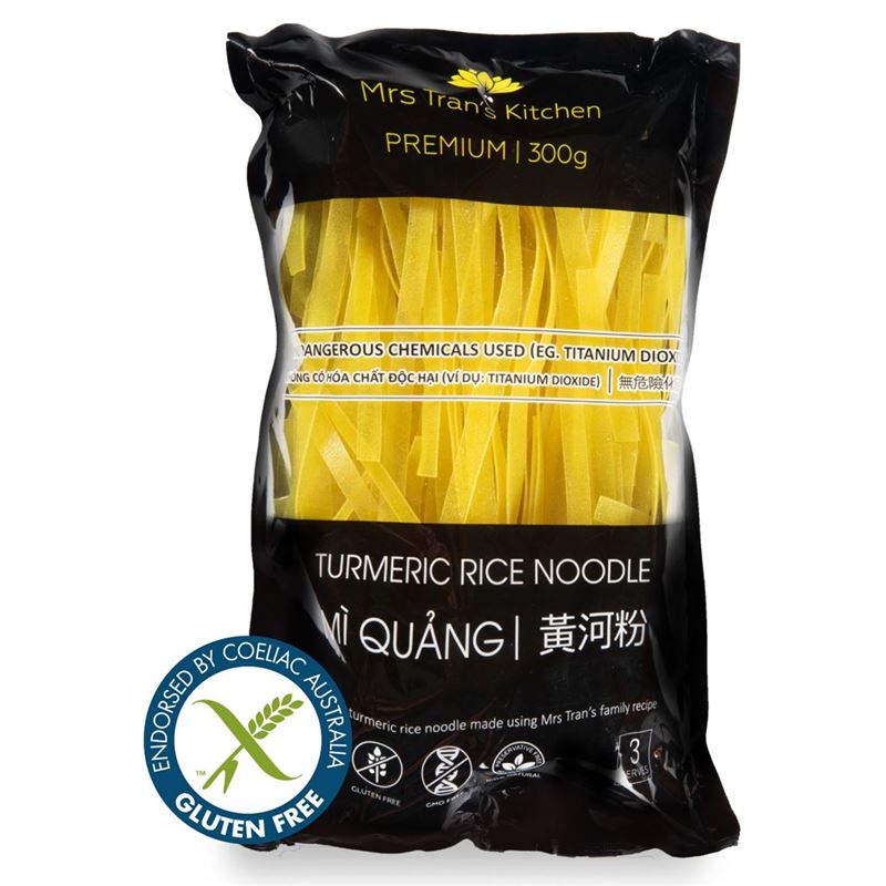 Mrs Tran’s Kitchen – Turmeric Flat Rice Noodles 300g