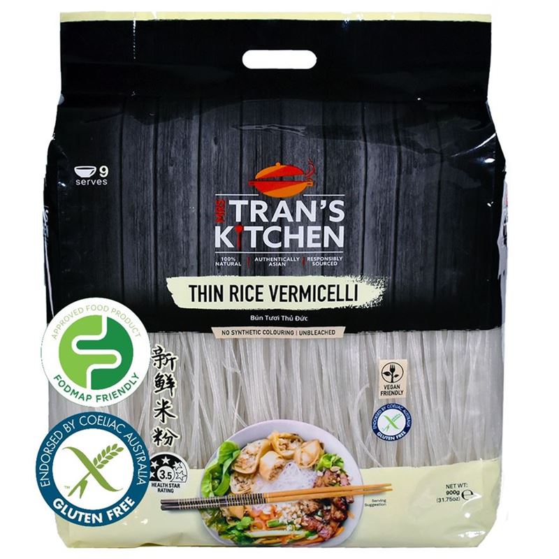 Mrs Tran’s Kitchen – Thin Rice Vermicelli 900g