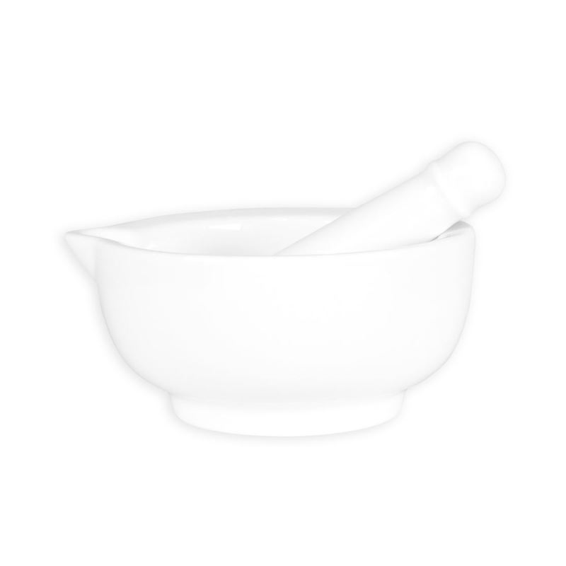 Wilkie Brothers – Cuisine New Bone Porcelain Mortar & Pestle 9cm White