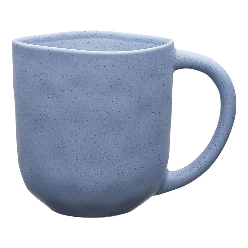 Ecology – Straight Cornflower Blue Speckle Mug 410ml – Premium Stoneware