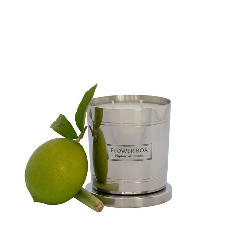 Flower Box – Fresh Lemongrass Standard Candle 300g