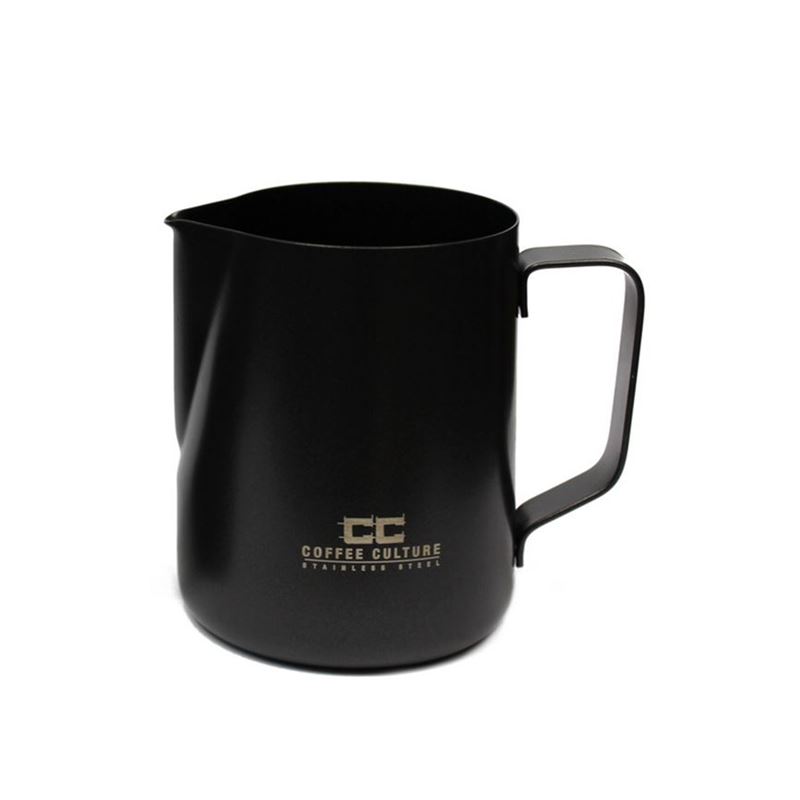 Coffee Culture – Matte Black Stainless Steel Milk Frothing Jug 600ml