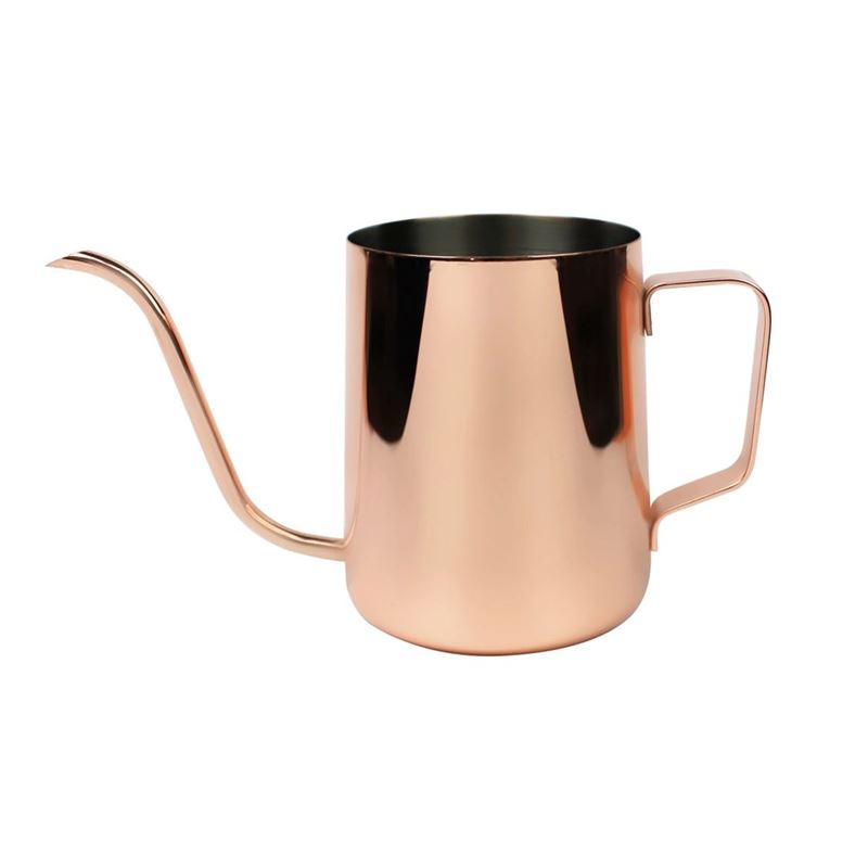 Coffee Culture – Copper Goose Neck Stainless Steel Pour Over Jug 600ml