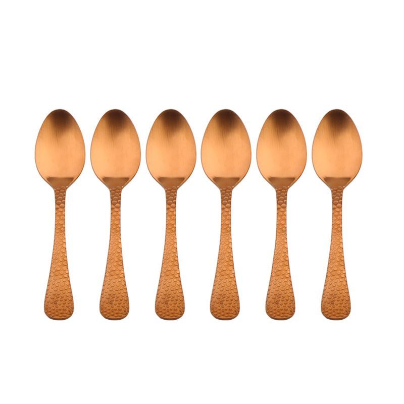 Coffee Culture – Satin Copper Tea Spoons Set of 6