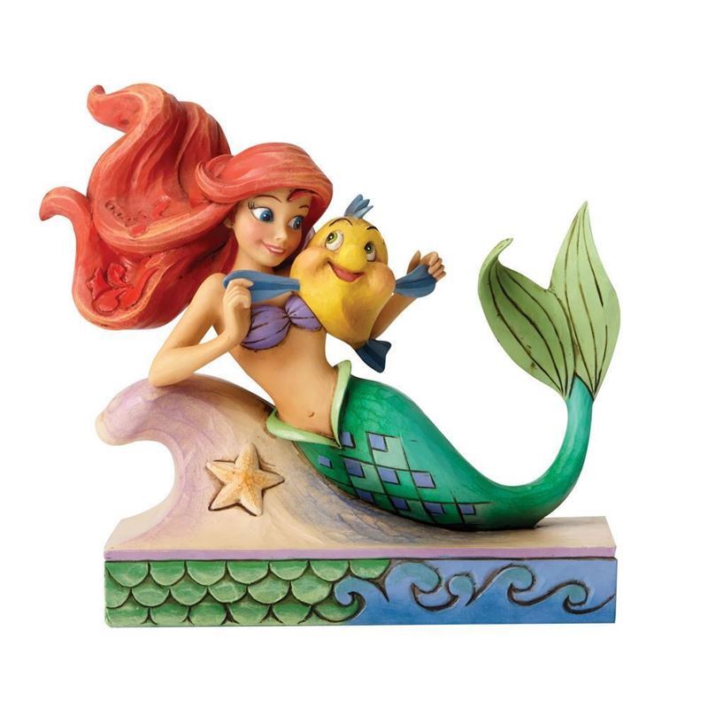 Disney Traditions – Ariel with Flounder, Fun and Friends 13cm