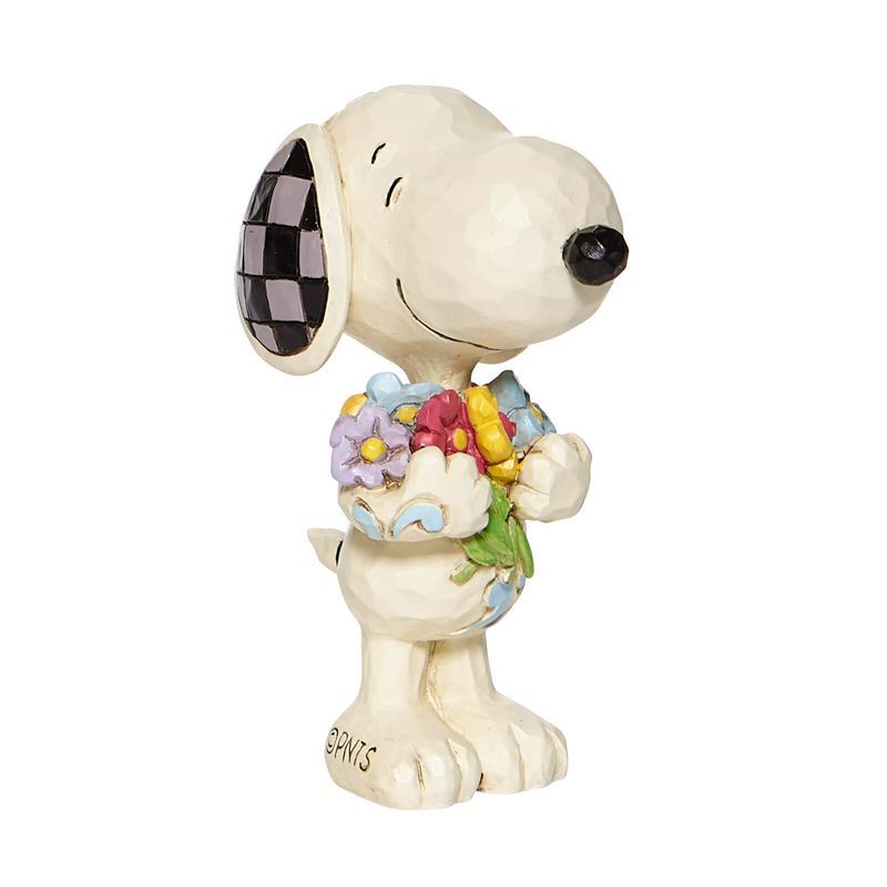 Peanuts by Jim Shore – Snoopy with Flowers 7.6cm