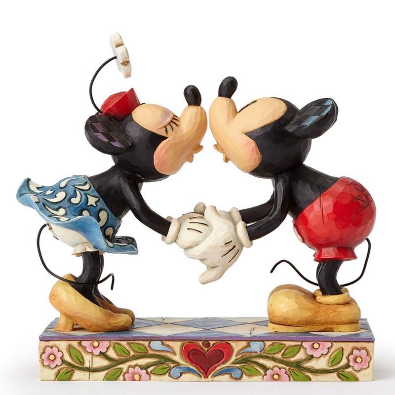 Disney Traditions – Mickey & Minnie Kissing, Smooch for My Sweetie 16.5cm