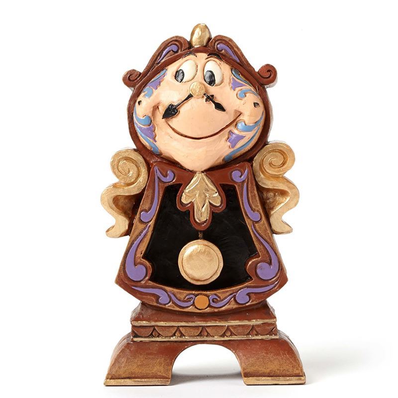 Disney Traditions – Beauty & The Beast Cogsworth Keeping Watch 11cm