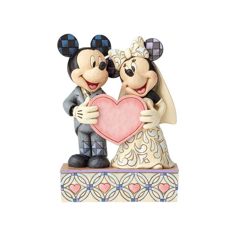 Disney Traditions – Mickey & Minnie Two Souls, One Heart 18cm