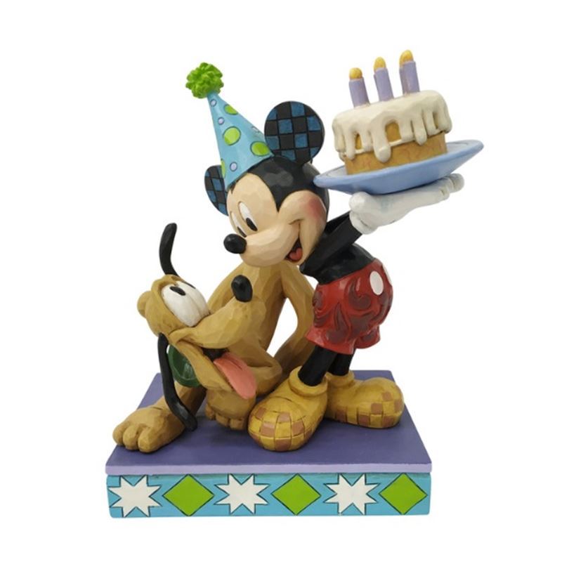 Disney Traditions – Pluto & Mickey Mouse Birthday 16cm