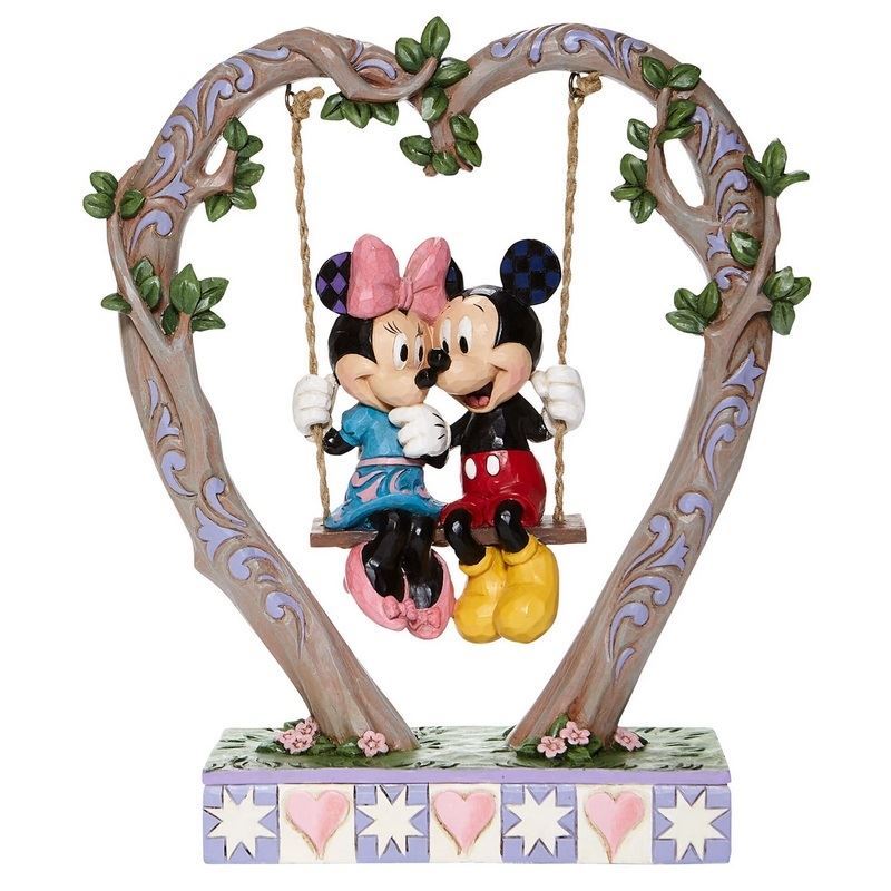 Disney Traditions – Mickey & Minnie on Swing 22.8cm