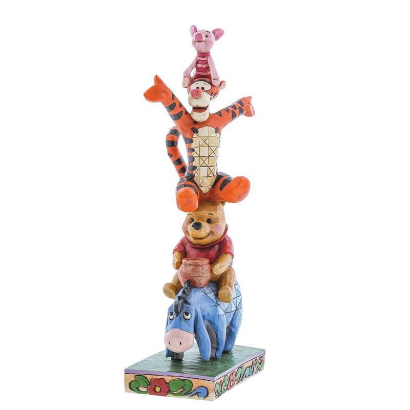 Disney Traditions – Winnie the Pooh & Friends Eeyore, Pooh, Tigger, Piglet Built by Friendship 25.5cm