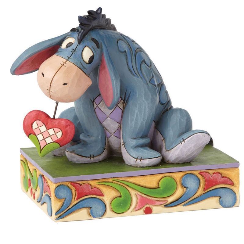 Disney Traditions – Winnie the Pooh & Friends Eeyore, Heart on a String 9cm