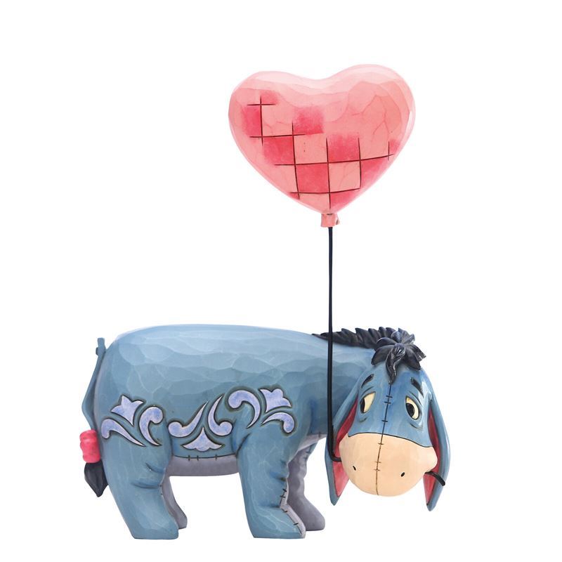 Disney Traditions – Winnie the Pooh & Friends Eeyore with Heart Balloon Love Floats 20cm