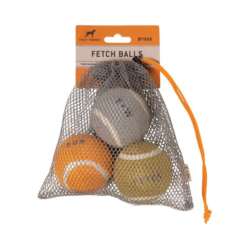 Field + Wander – Tennis Balls Pack of 3 in Mesh Bag