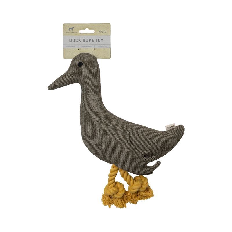 Field + Wander – Plush Squeaky Dog Duck Toy