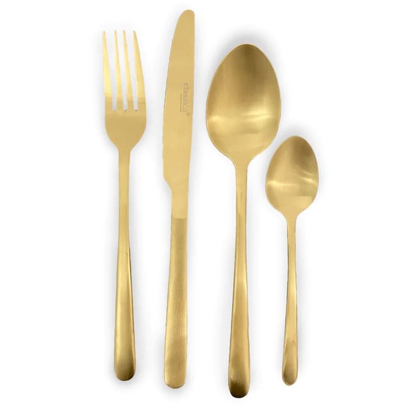 St Clare – Nordic Gold Matte Finish 16pc Cutlery Set