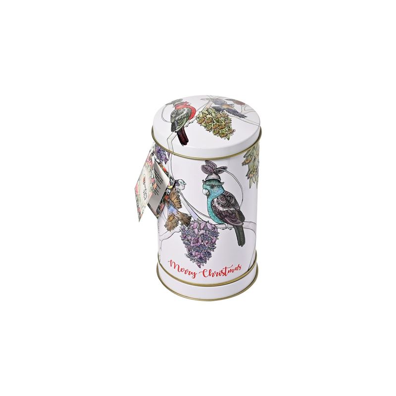 Banksia Red – Musical Christmas Tin 9.5×17.5cm Chocolate Coated Almonds 200g