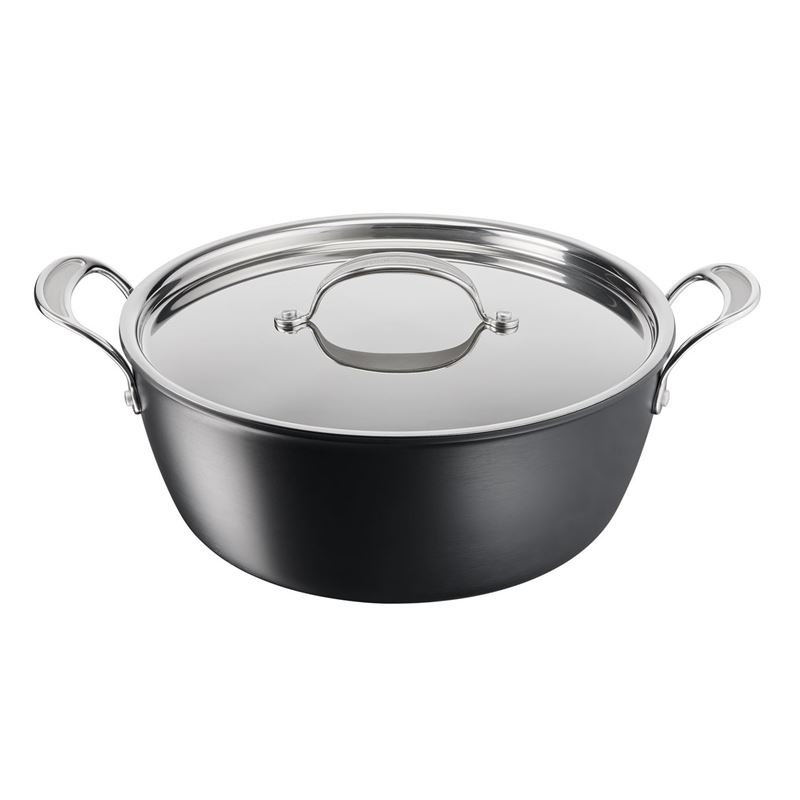 Jamie Oliver by Tefal – NEW Cook’s Classic Induction Non-Stick Hard Anodised 30cm Big Batch Pan 7.2Ltr with Lid