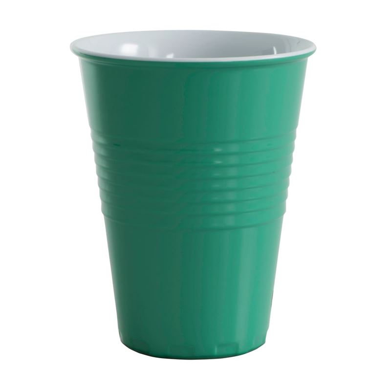Serroni – Miami Melamine 400ml Two Tone Cup Forest Green