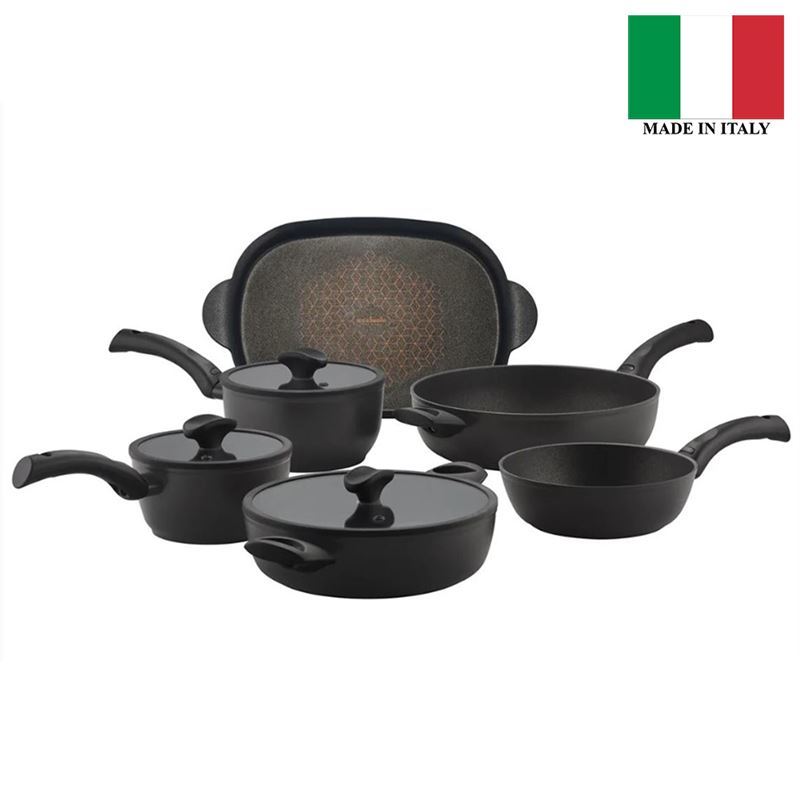 Essteele – Per Salute Diamond Reinforced Non-Stick 6pc Cookware Set (Made in Italy)
