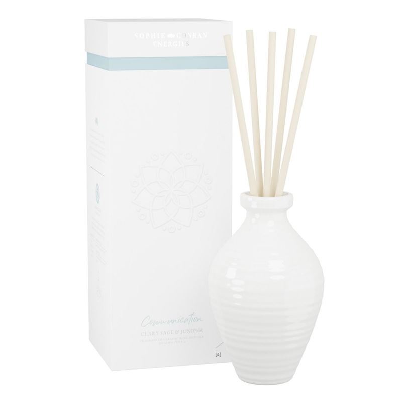 Sophie Conran – Energies Communication Clary Sage & Juniper Ceramic Reed Diffusesr 200ml (Made in England)