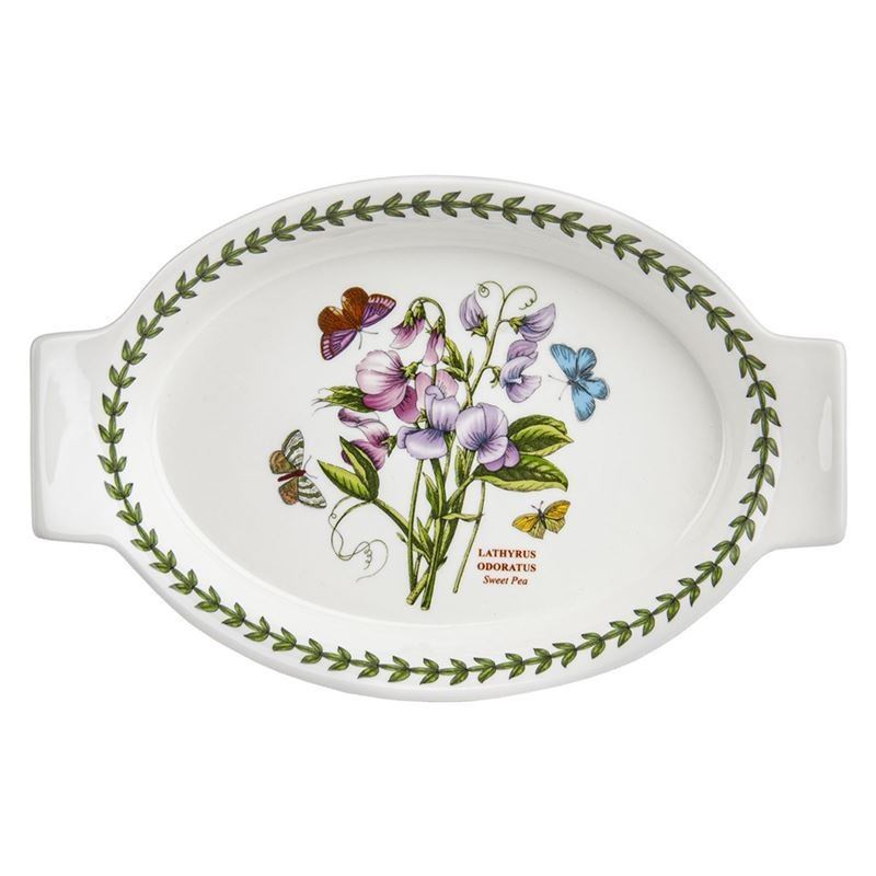 Portmeirion Botanic Garden – Oval Gratin Dish 25.7×16.5cm Sweet Pea