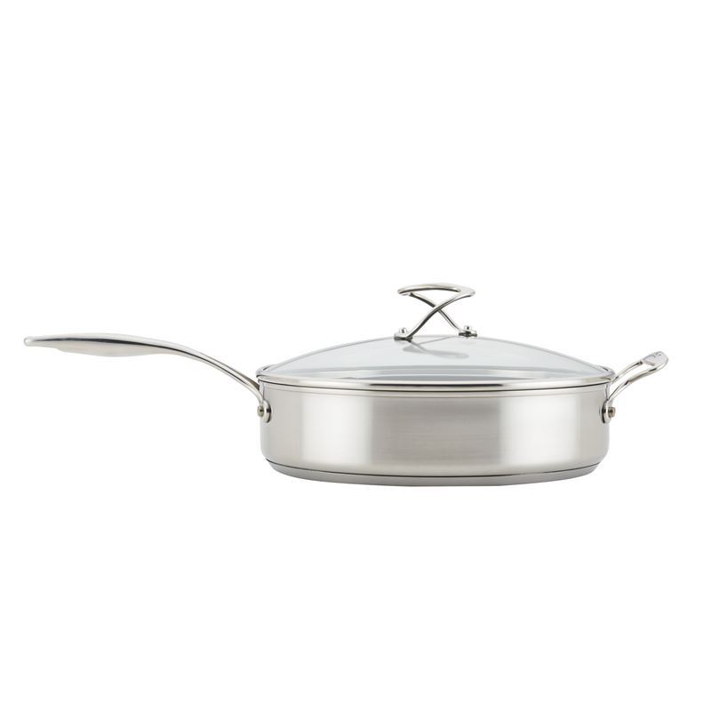 Circulon – SteelShield S Series Stainless Steel Non-Stick Induction 30cm Covered Saute Pan with Helper Handle 4.7Ltr