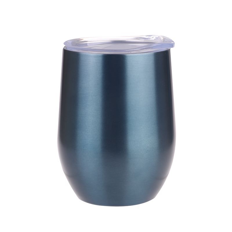 Oasis – Stainless Steel Double Wall Wine Tumbler 330ml Sapphire