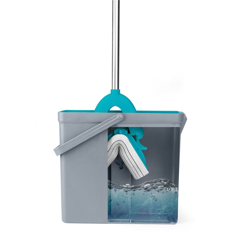 Beldray – Slimline Mop & Bucket Set, Grey/Turquoise