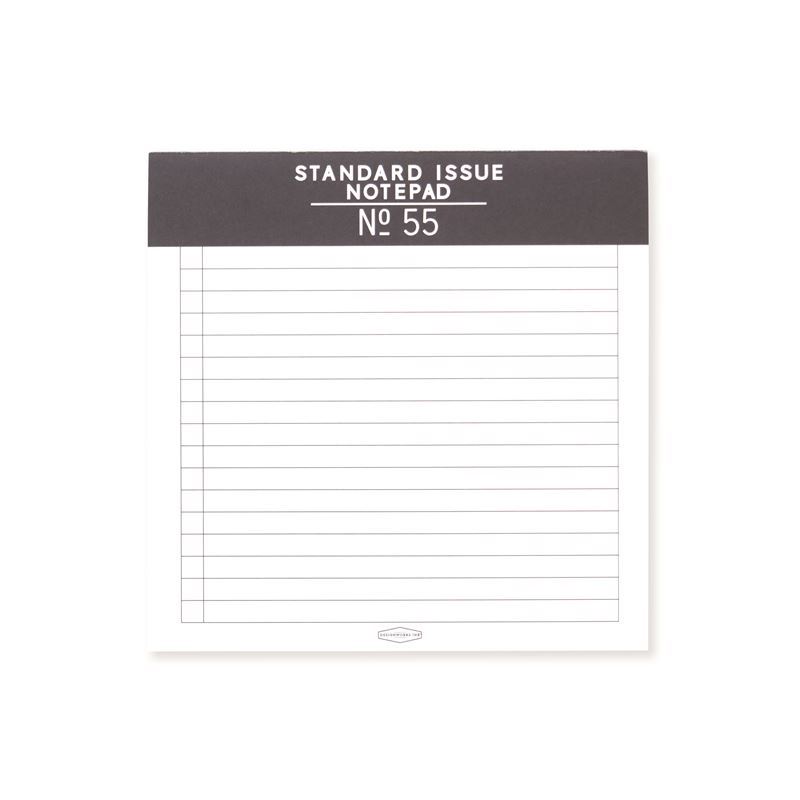 Designworks Ink – Standard Issue Note Pad No.55 Black