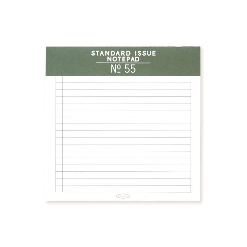 Designworks Ink – Standard Issue Note Pad No.55 Green