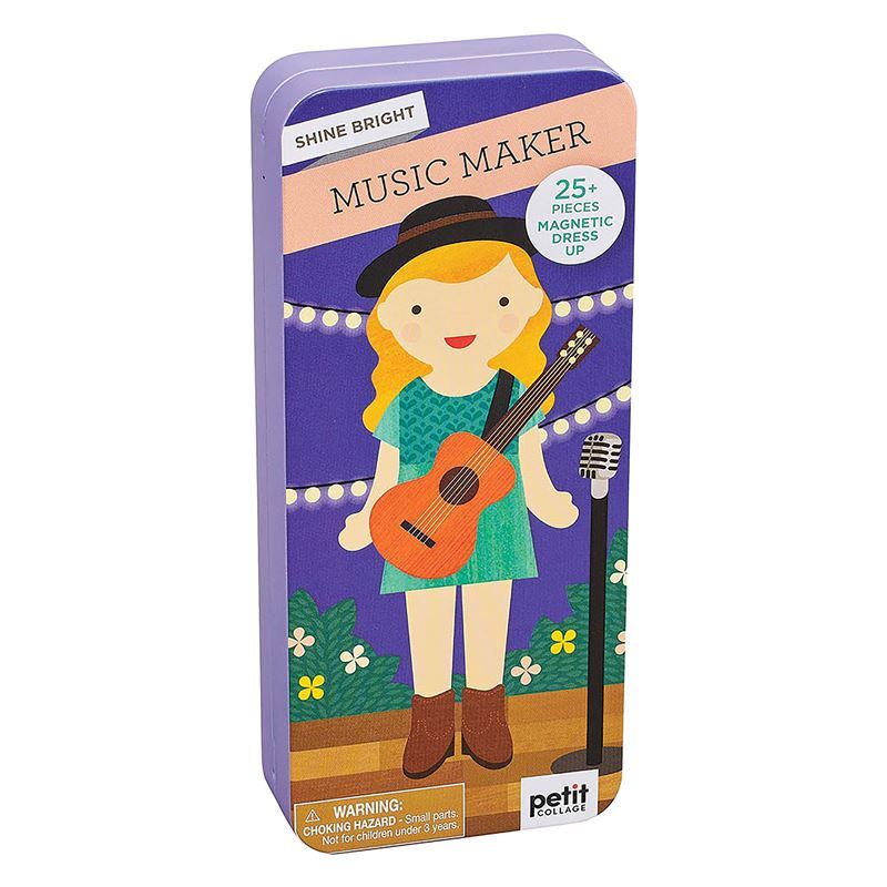 Petit Collage – Shine Bright Magnetic Dress Up – Music Maker