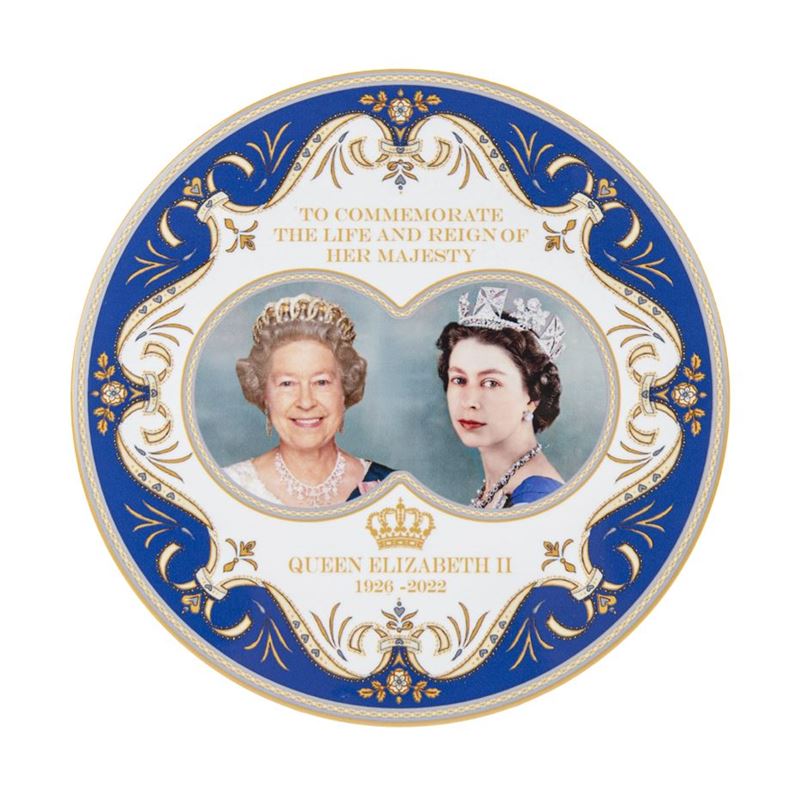 Queen Elizabeth II 1926 – 2022 Commemorative Collection – Trivet 16cm Corkbacked Round Ceramic Trivet