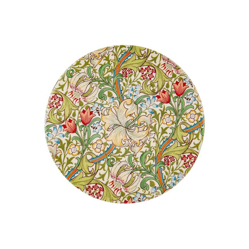 Heritage – Golden Lily 16cm Corkbacked Ceramic Round Trivet