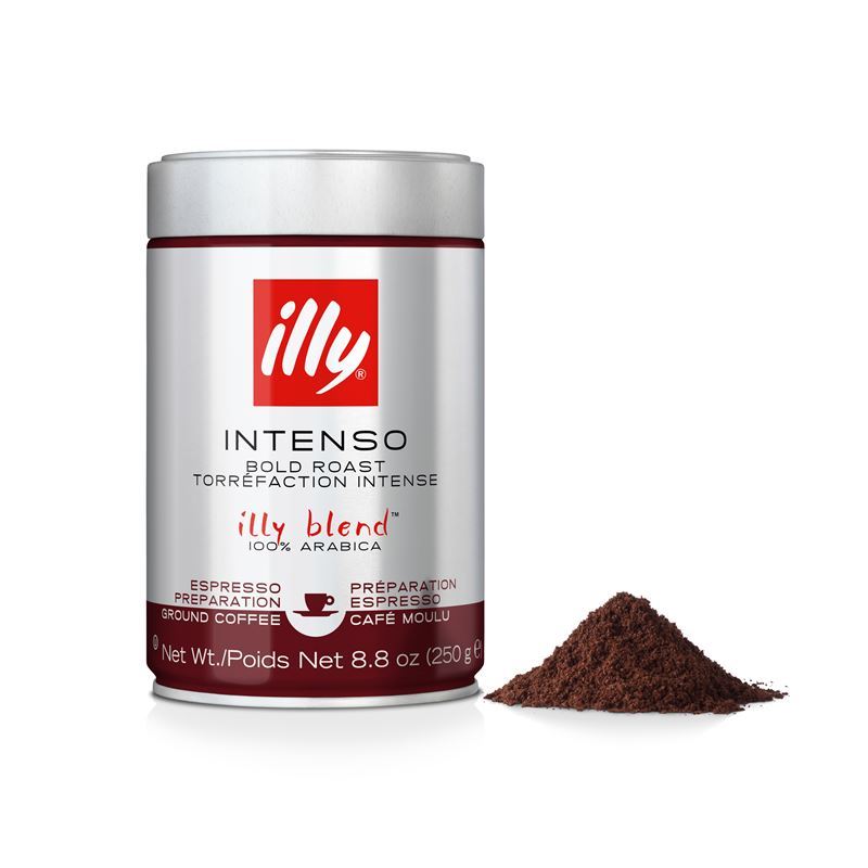 Illy – Intenso Espresso Ground 250g Tin